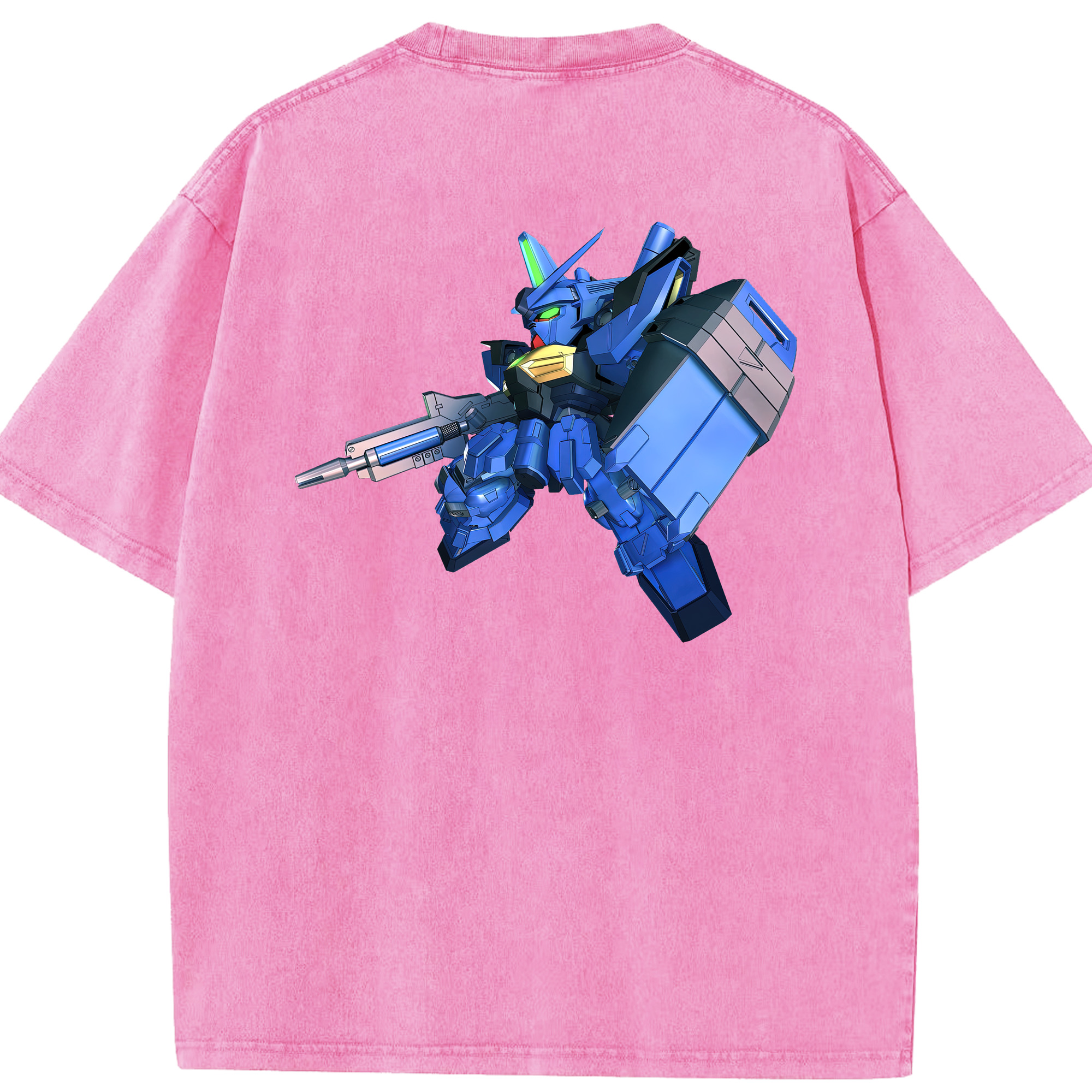 （画像用） 機動戦士ガンダム Mobile Suit Gundam 綿100% ヴィンテージ風 半袖Tシャツ（背面プリント）